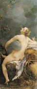 Correggio Zeus and Io oil painting