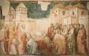 Giotto The Raising of Drusiana,Cappella Peruzzi oil on canvas