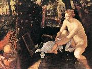 Tintoretto The Bathing Susanna oil painting on canvas