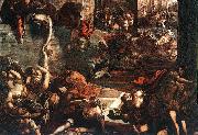 Tintoretto The Slaughter of the Innocents oil on canvas