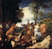 Titian Bacchanal of the Andrians oil