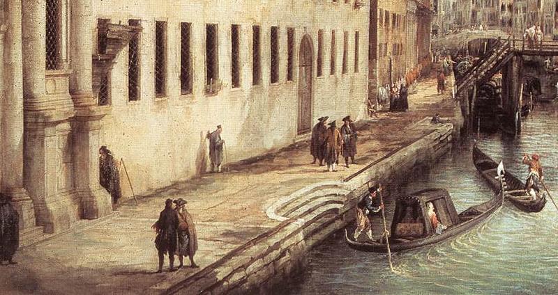 Canaletto Rio dei Mendicanti (detail) s china oil painting image