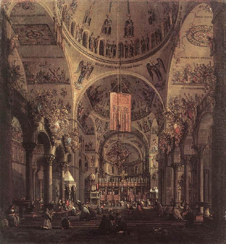Canaletto San Marco: the Interior f china oil painting image