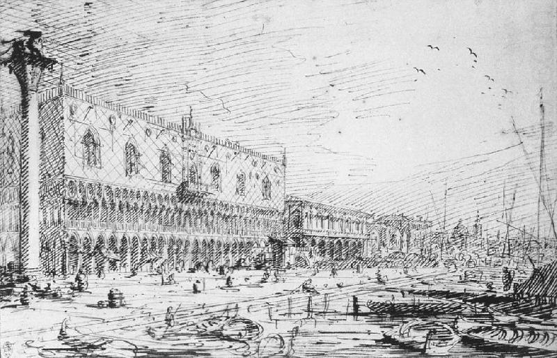 Canaletto Venice: Riva degli Schiavoni ff china oil painting image