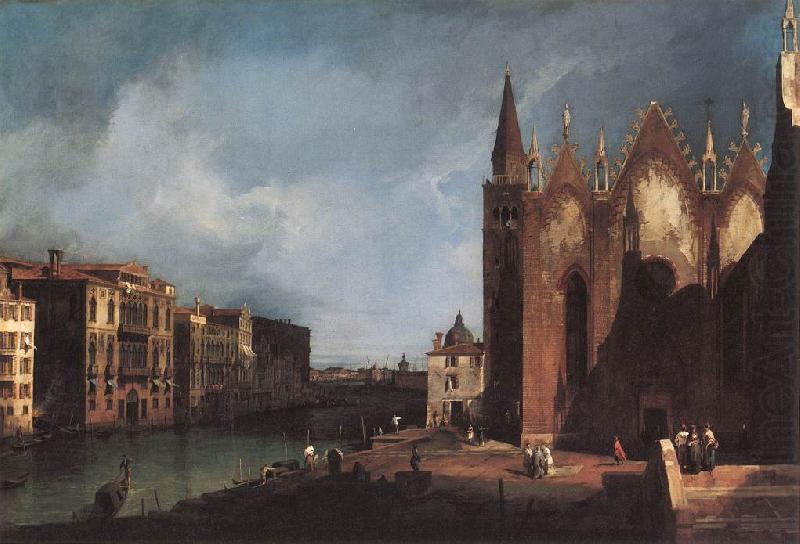 Canaletto The Grand Canal near Santa Maria della Carita fgh china oil painting image