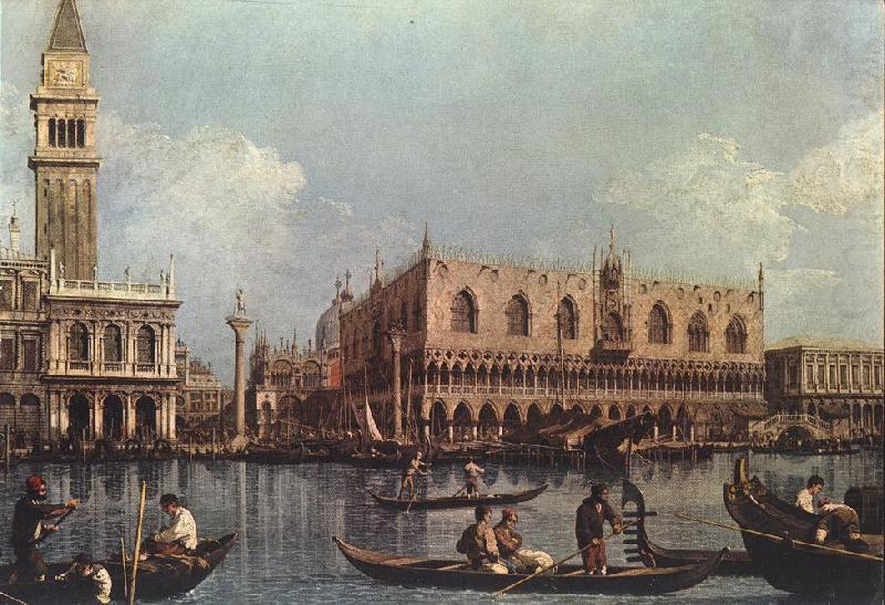 Canaletto View of the Bacino di San Marco (St Mark s Basin) china oil painting image