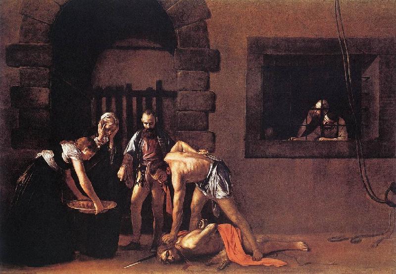 Caravaggio Beheading of Saint John the Baptist fg china oil painting image