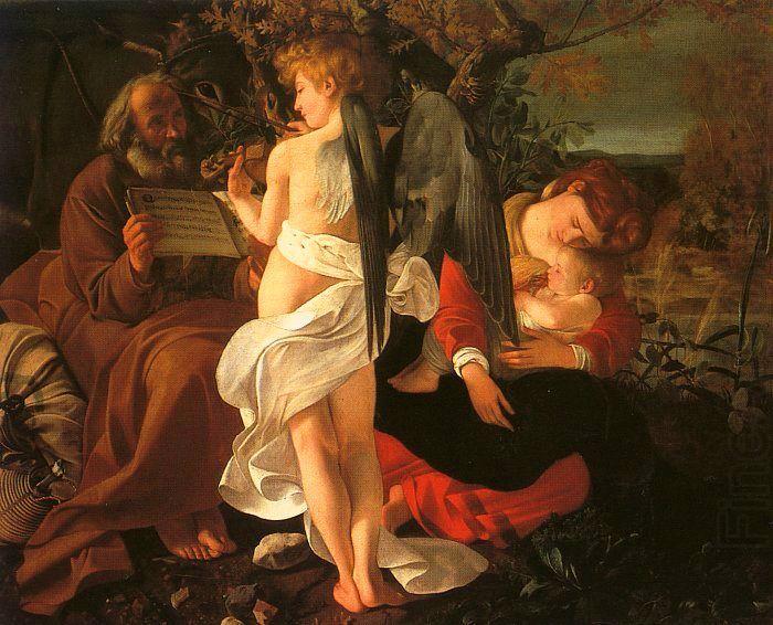 Caravaggio Rest During the Flight into Egypt china oil painting image