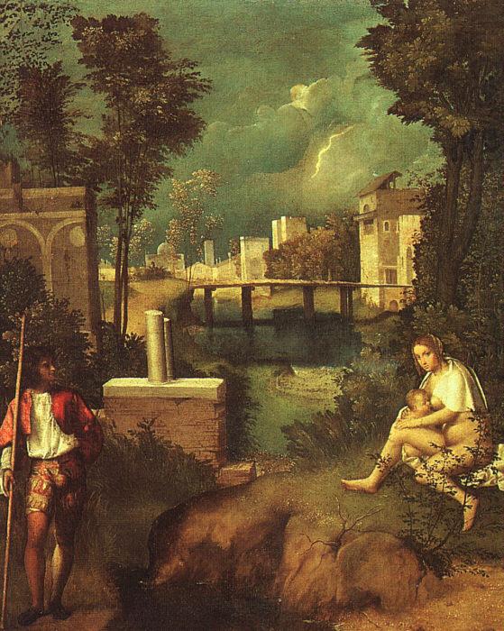 Giorgione The Tempest china oil painting image