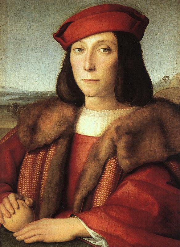 Raphael Portrait of a Man with an Apple china oil painting image