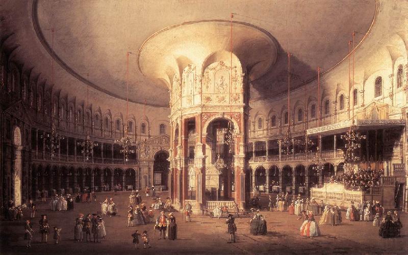 Canaletto London: Ranelagh, Interior of the Rotunda vf china oil painting image