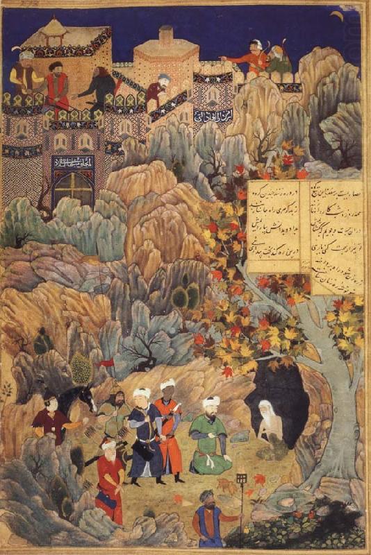 Bihzad Alexander and the hermit china oil painting image