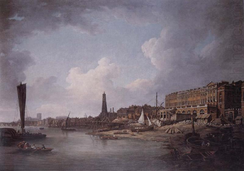 Canaletto The Adelphi,London,under construcion,with York Water Tower and the River Thames towards Westminster china oil painting image