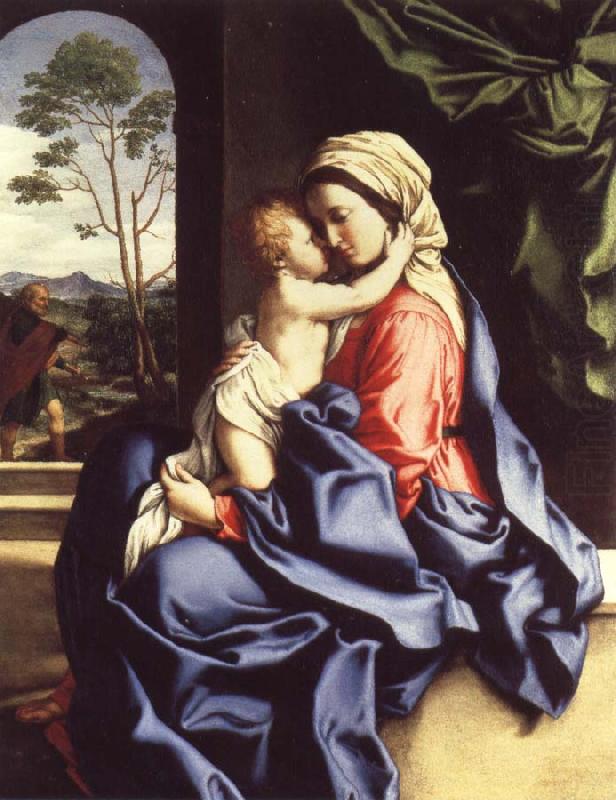 SASSOFERRATO The Virgin and Child Embracing china oil painting image