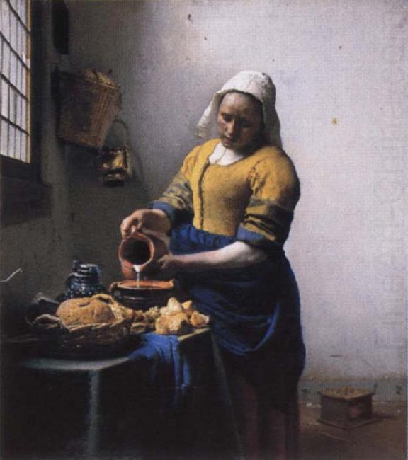 JanVermeer The milk ausgiebende cake lass china oil painting image