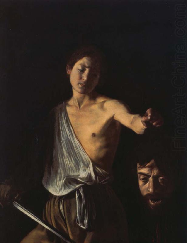 Caravaggio Portable head David Goliath china oil painting image