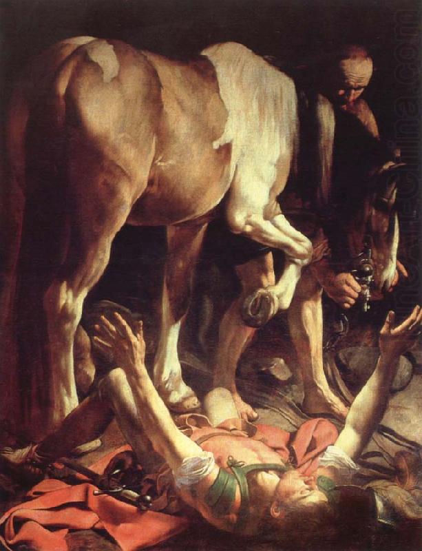 Caravaggio the conversion on the way to damascus china oil painting image