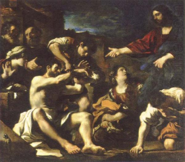 GUERCINO raising of lazarus china oil painting image