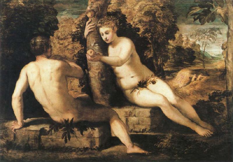 Tintoretto adam and eve china oil painting image