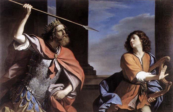 GUERCINO Saul Attacking David china oil painting image