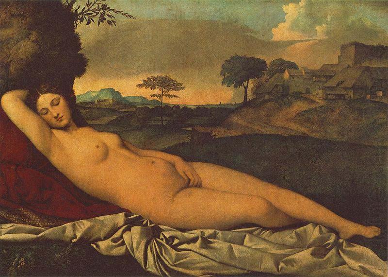 Giorgione Sleeping Venus china oil painting image