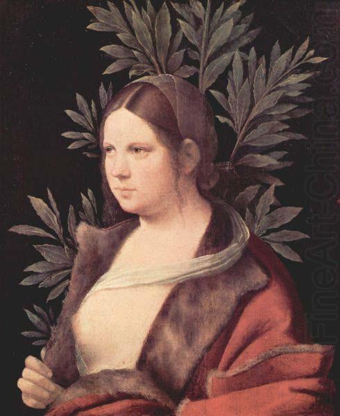 Giorgione Laura Kunsthistorisches Museum, Vienna china oil painting image