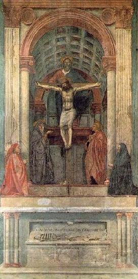 MASACCIO Holy Trinity, china oil painting image