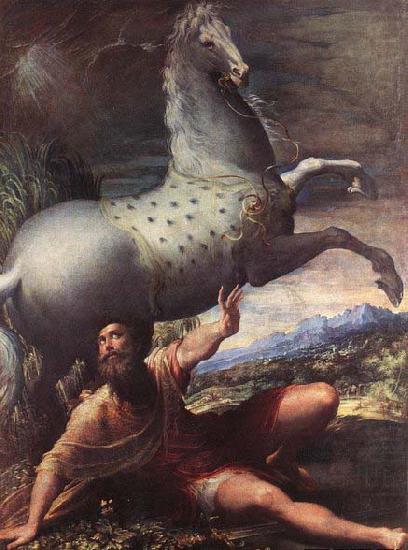 PARMIGIANINO The Conversion of St Paul - Oil on canvas china oil painting image