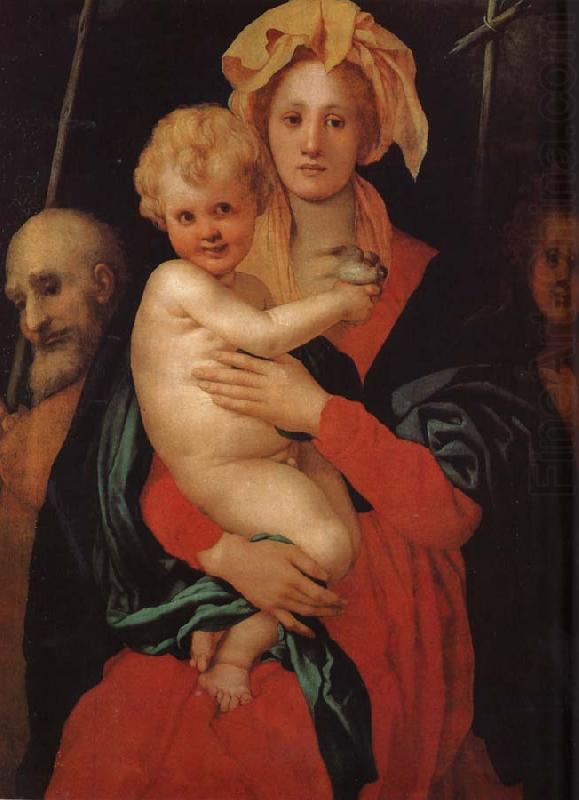 Pontormo St. John family with small china oil painting image