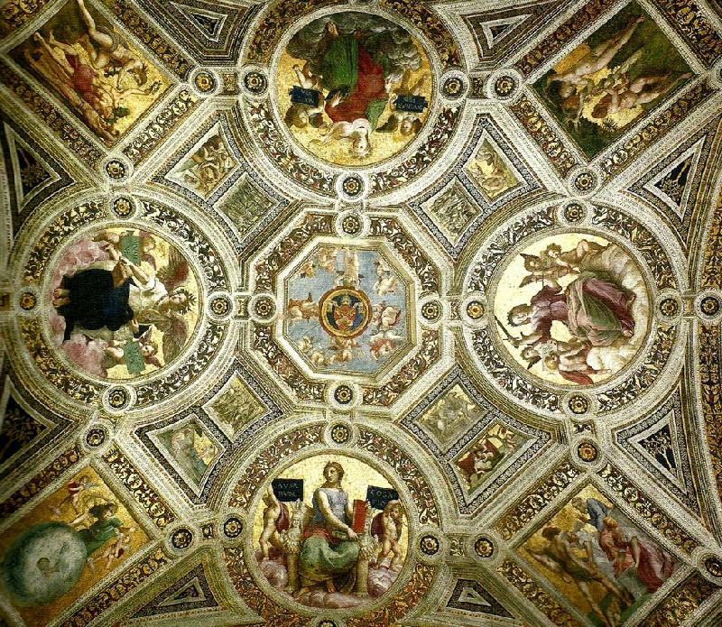 Raphael the ceiling of the stanza della segnatura, vatican palace china oil painting image