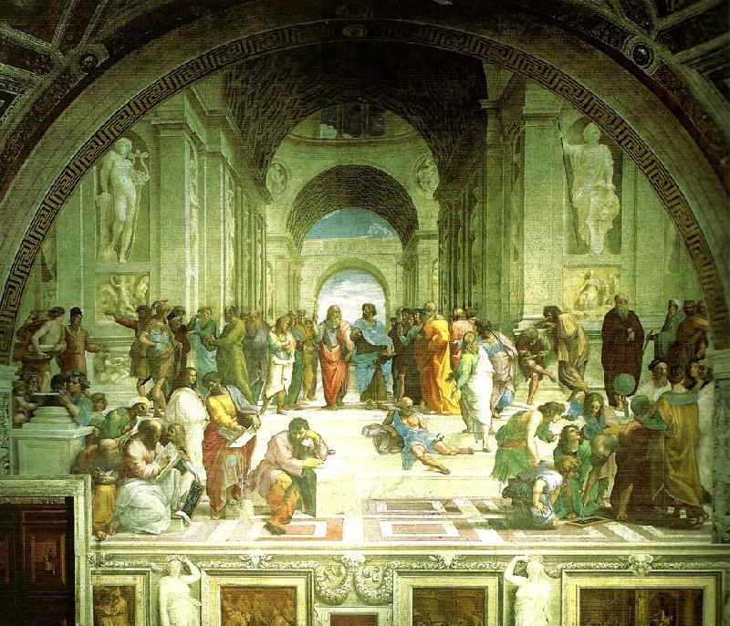 Raphael school of athens china oil painting image