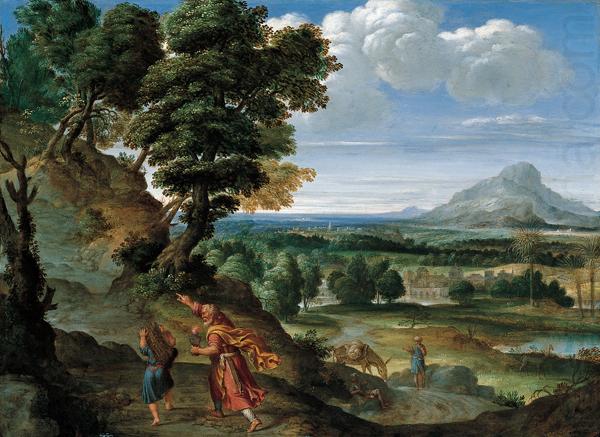 Domenichino Abraham Leading Isaac to Sacrifice china oil painting image