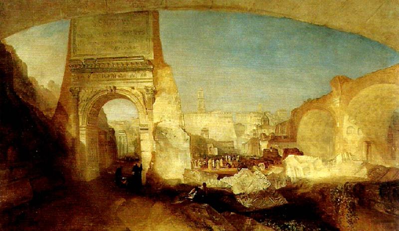 J.M.W.Turner forum romanum china oil painting image