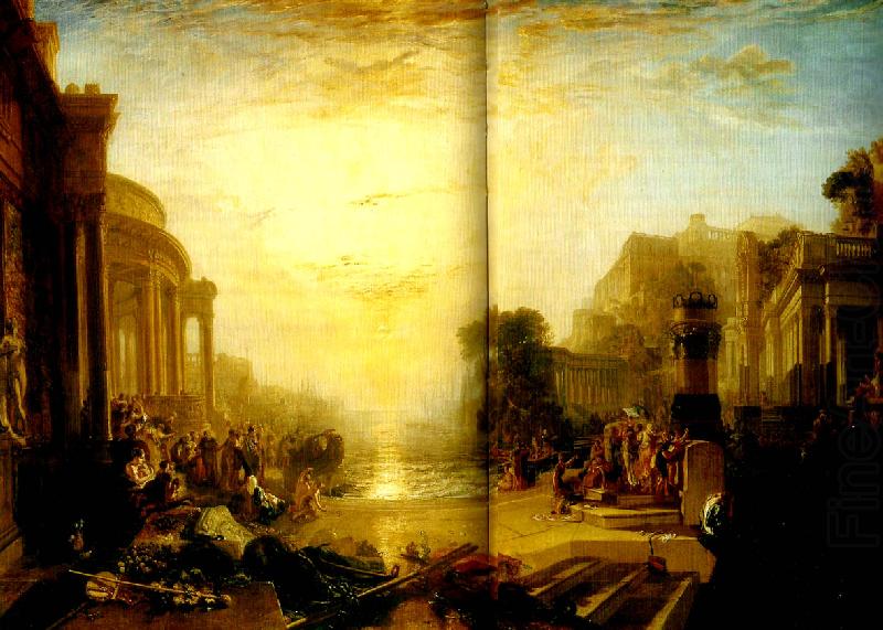 J.M.W.Turner the deline of the carthaginian empire china oil painting image
