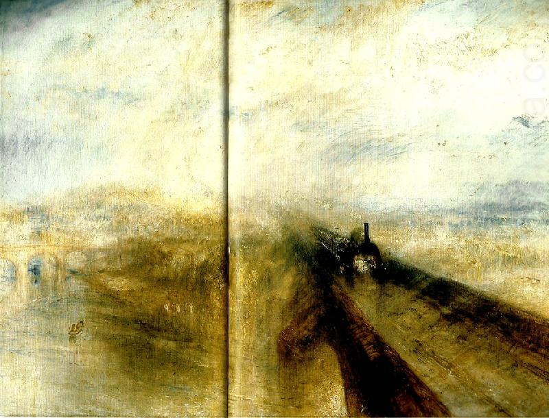 J.M.W.Turner rain, steam and speed china oil painting image