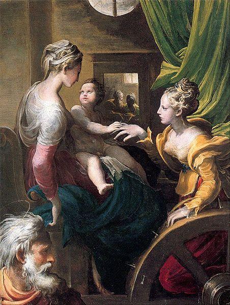 PARMIGIANINO Mystic Marriage of Saint Catherine china oil painting image