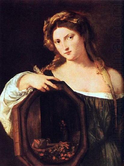 Titian Profane Love - Vanity china oil painting image