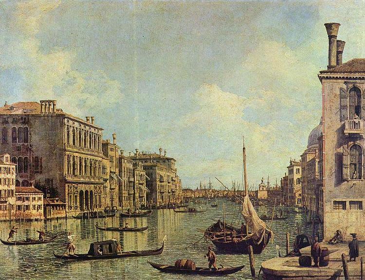 Canaletto Veduta del Canale Grande in Richtung auf den Hafen von San Marco china oil painting image
