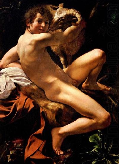 Caravaggio Saint John the Baptist china oil painting image