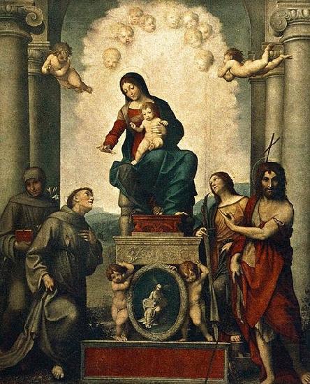 Correggio Madonna with St. Francis china oil painting image