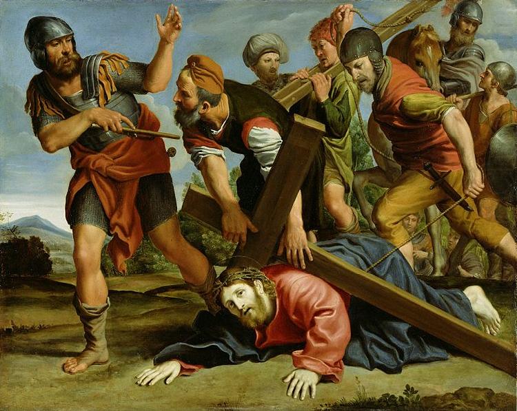 Domenichino The Way to Calvary china oil painting image