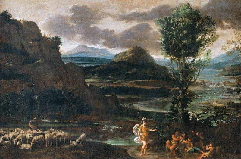 Domenichino Erminia among the Shepherds china oil painting image