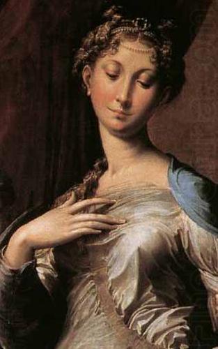 PARMIGIANINO Madonna with Long Nec Detail china oil painting image