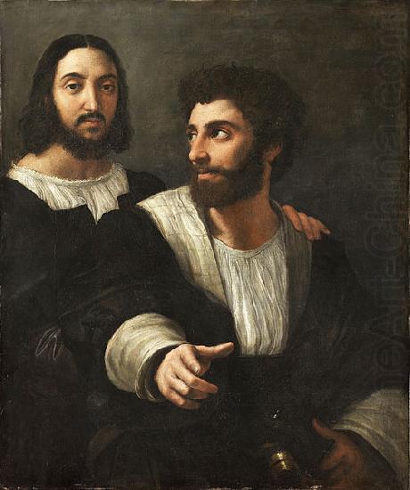 Raphael Self portrait with a friend china oil painting image