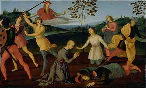 Raphael Jerome Punishing the Heretic Sabinian china oil painting image