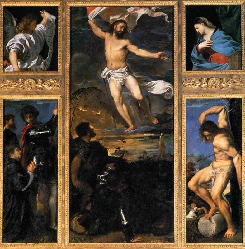 Titian Averoldi Polyptych china oil painting image