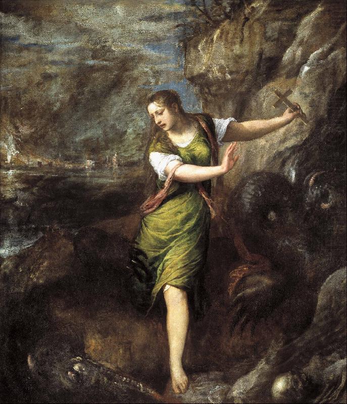 Titian Saint Margaret china oil painting image