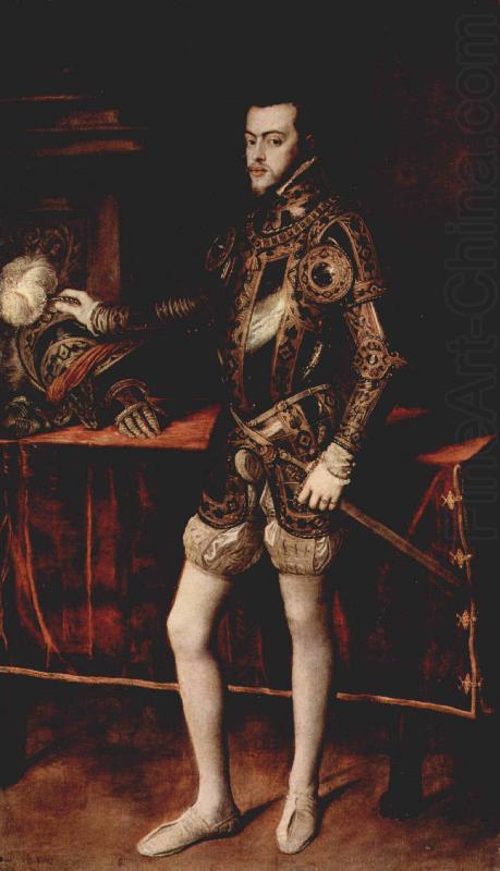 Titian Philip II in Armour china oil painting image