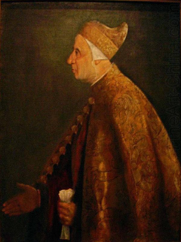 Titian Der Doge Niccolo Marcello aus der Sicht Tizians china oil painting image