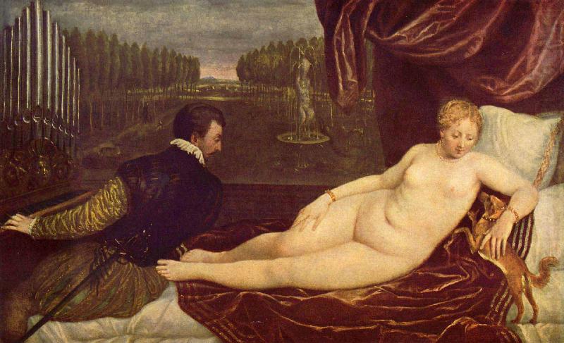 Titian Venus and Music china oil painting image